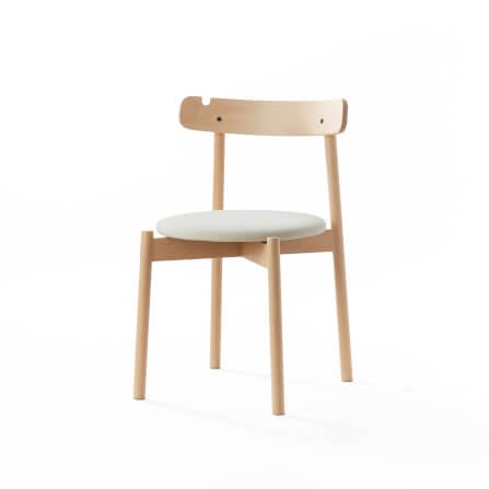 เก้าอี้ทานข้าว PODIUM LITE รุ่น PLUS CHAIR สี PURE NATURAL (ถอดประกอบได้)_0